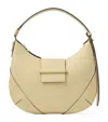 Jimmy Choo Small Bar Leather Shoulder Bag In Yellow