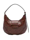 Jimmy Choo Small Bar Tote Bag In Brown
