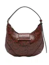Jimmy Choo Small Bar Tote Bag In Brown