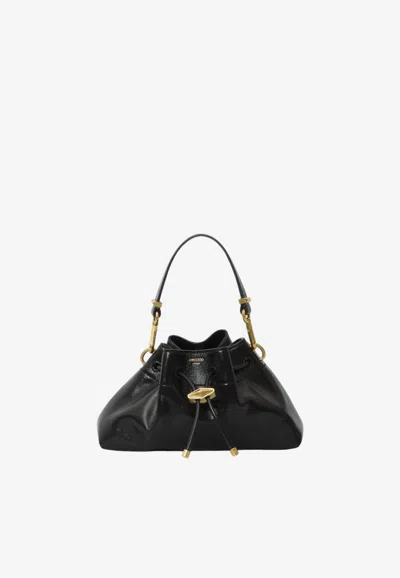 Jimmy Choo Small Cinch Biker Leather Shoulder Bag In Purple