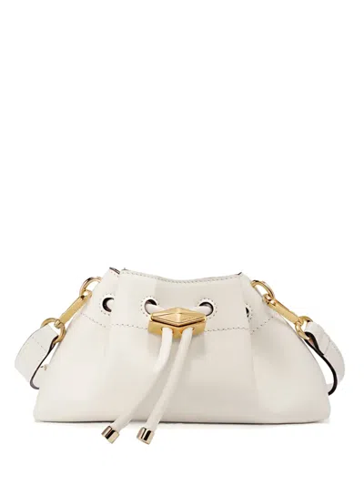 Jimmy Choo Cinch Bag In White