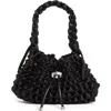 Jimmy Choo Small Cinch Satin Bucket Bag
