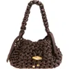 Jimmy Choo Small Cinch Satin Bucket Bag