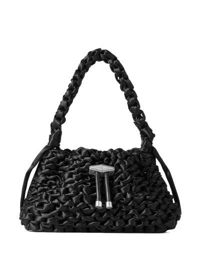 Jimmy Choo Kleine Cinch Schultertasche In Black