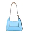 Jimmy Choo Small Diamond Leather Shoulder Bag In Blue