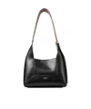 Jimmy Choo Diamond Structured Shoulder Bag With Metal Hardware In Black
