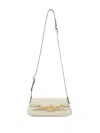 Jimmy Choo Small Diamond Shoulder Bag In Bamboo/gold