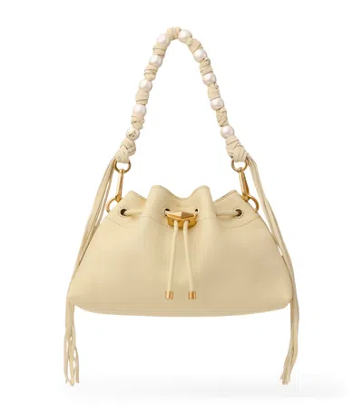 Jimmy Choo Small Leather Cinch Shoulder Bag