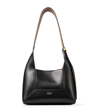 Jimmy Choo Small Diamond Shoulder Bag In Schwarz
