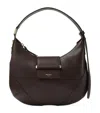 Jimmy Choo Small Leather Shoulder Bag In Brown