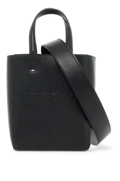 Jimmy Choo Smooth Leather Lenny N/s Tote Bag. In Metallic