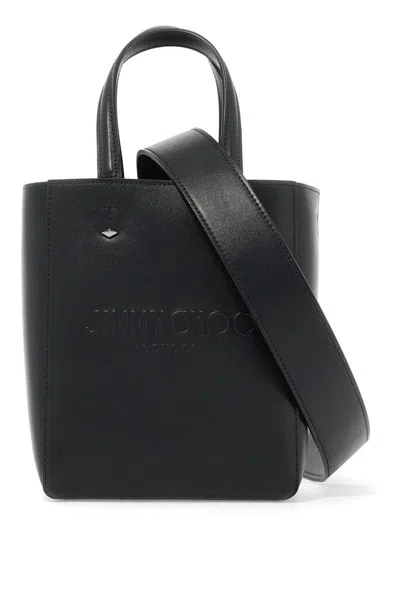 Jimmy Choo Smooth Leather Lenny N/s Tote Bag. In Black