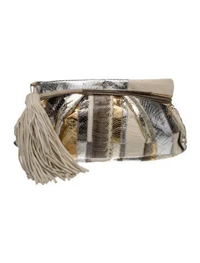 Pre-owned Jimmy Choo Snakeskin Evening Bag