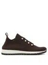 Jimmy Choo Women Veles Pearl Embellished Sneakers In Brown