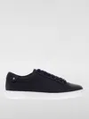 Jimmy Choo "hammered Leather Rome Sneakers In Navy