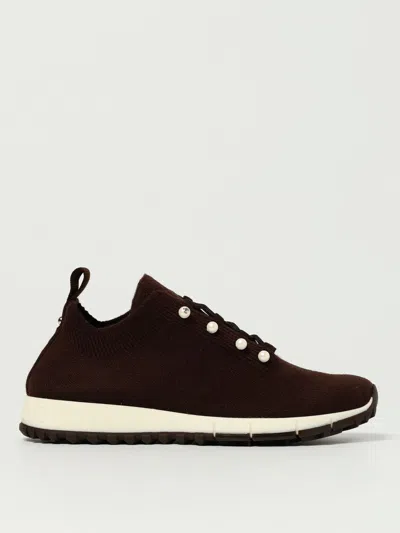 JIMMY CHOO SNEAKERS JIMMY CHOO WOMAN COLOR BROWN,H16885032