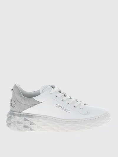 JIMMY CHOO SNEAKERS JIMMY CHOO WOMAN COLOR SILVER,H31071097