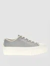 Jimmy Choo Palma Maxi Glittered Low-top Sneakers In Silber
