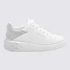 Jimmy Choo White And Silver Sneakers