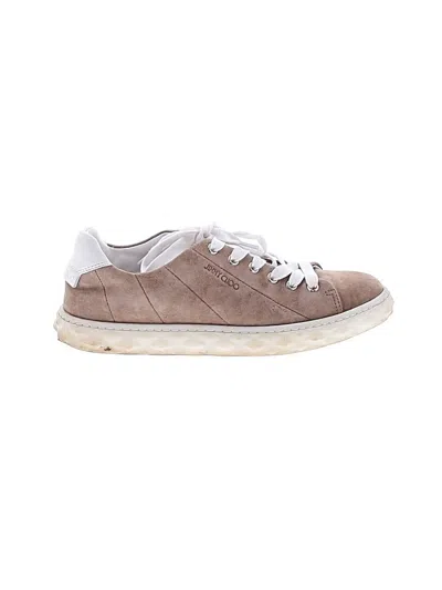 Pre-owned Jimmy Choo Sneakers In Tan