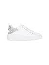 Jimmy Choo Diamond Maxi Crystal-embellished Sneakers In White