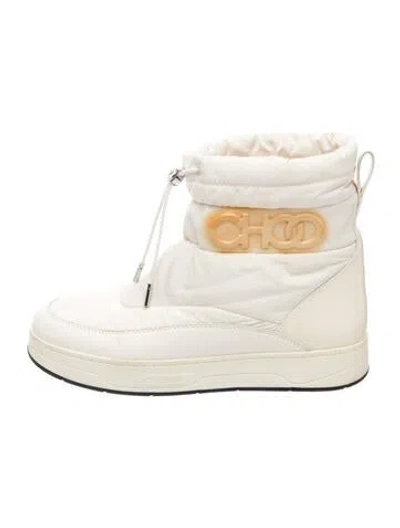 Pre-owned Jimmy Choo Snow Boots In Neutrals