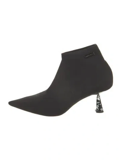 Pre-owned Jimmy Choo Sock Boots In Black