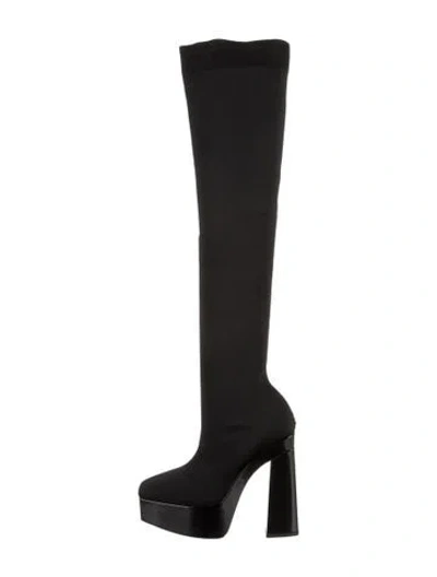 Pre-owned Jimmy Choo Sock Boots In Black
