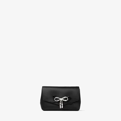 Jimmy Choo Soft Bow Mini Bag In Black