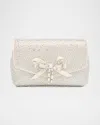 Jimmy Choo Soft Bow Mini Bag In Silver