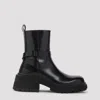 Jimmy Choo Soft Box Calf Conny Flat Boots Women In Black