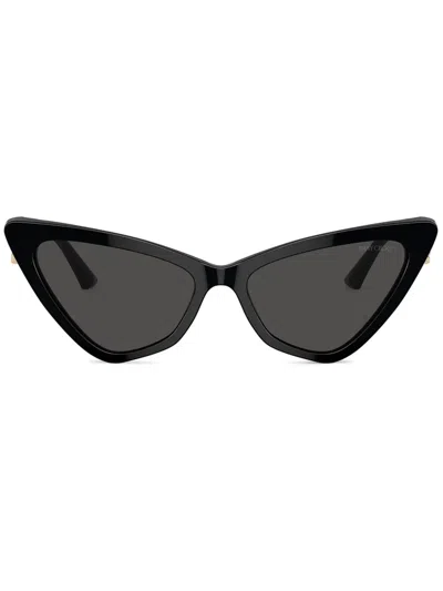 Jimmy Choo Sol Sunglasses In Black