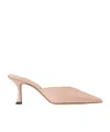 Jimmy Choo Solar 70 Lizard Print Leather Mules In Macaron