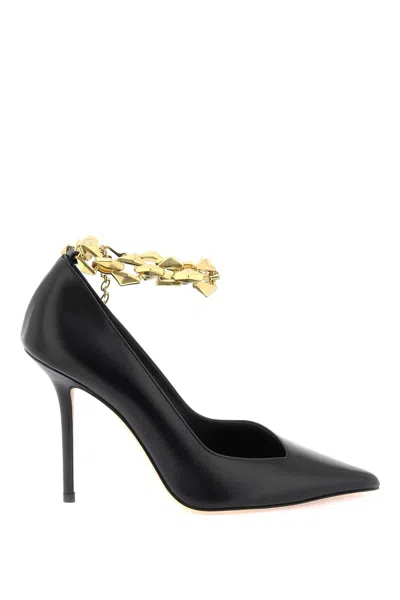 Jimmy Choo Sophisticated And Glamorous Talura 100 Leather Pumps For Women In Black
