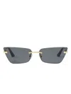 Jimmy Choo Soraya Sunglasses In Gold
