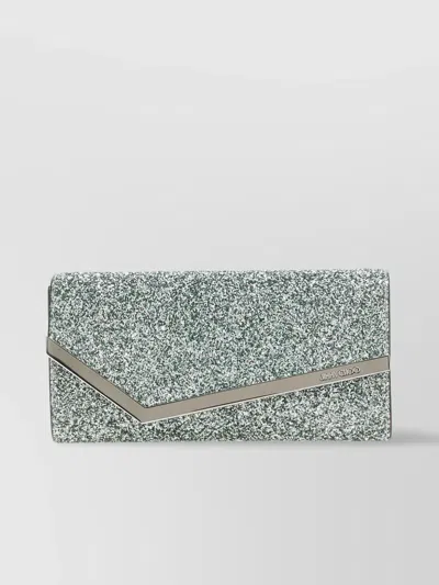 Jimmy Choo Sparkle Envelope Clutch Chain Strap