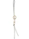 Jimmy Choo Spheres Bag Charm In Neutrals