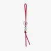 Jimmy Choo Spheres Charm In Rubinrot/silber