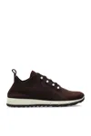 Jimmy Choo Veles Crochet Knit Sneakers In Brown