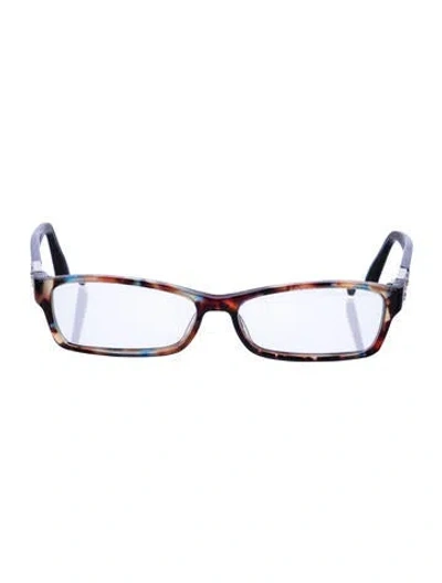 Pre-owned Jimmy Choo Square Eyeglasses In Blue