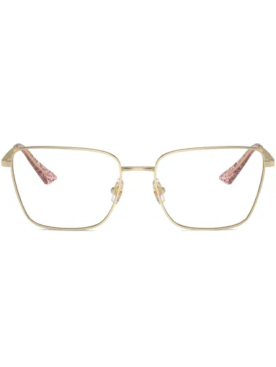 Jimmy Choo Square-frame Glasses In Neutral