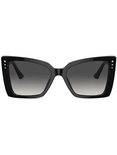 JIMMY CHOO SQUARE-FRAME SUNGLASSES