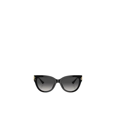 Jimmy Choo Square Frame Sunglasses In Black