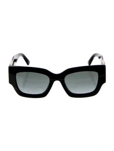 Pre-owned Jimmy Choo Square Gradient Sunglasses In Black
