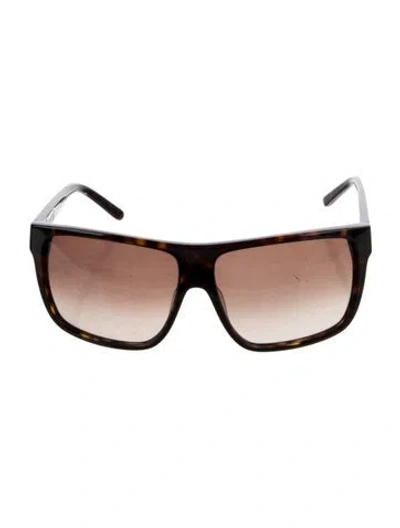 Pre-owned Jimmy Choo Square Gradient Sunglasses In Black