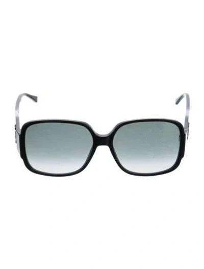 Pre-owned Jimmy Choo Square Gradient Sunglasses In Black