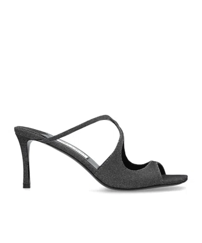 JIMMY CHOO JIMMY CHOO ANISE EMBELLISHED SLIP-ON SANDALS