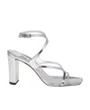 Jimmy Choo Women's Anise 95 High Heel Slide Sandals In Gray