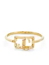 Jimmy Choo Square Jc Cuff Bracelet In Gold