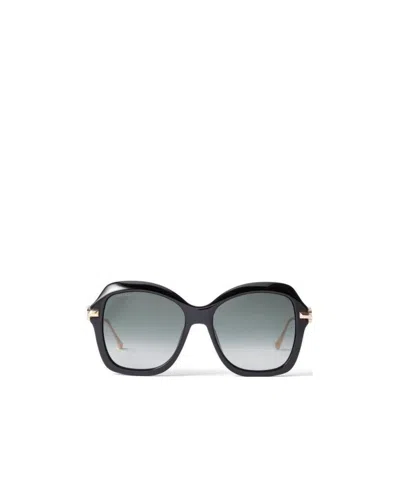 Jimmy Choo Square Sunglasses In Gray